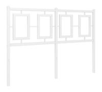 vidaXL Cabecero de Metal Blanco 120 cm