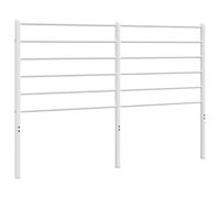vidaXL Cabecero de Metal Blanco 120 cm