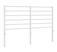 Vidaxl cabecero de metal blanco 150 cm