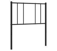 vidaXL Cabecero de Metal Negro 100 cm