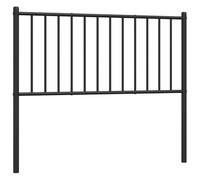 Vidaxl cabecero de metal negro 100 cm