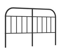 vidaXL Cabecero de Repuesto de Metal Negro 150 cm