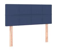 Vidaxl cabecero de tela azul 90x5x78/88 cm