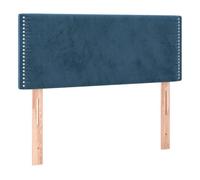 Vidaxl cabecero de terciopelo azul 100x5x78/88 cm
