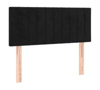 Vidaxl cabecero de terciopelo negro 80x5x78/88 cm