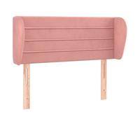 Vidaxl cabecero de terciopelo rosa 83x23x78/88 cm