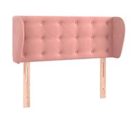 Vidaxl cabecero de terciopelo rosa 93x23x78/88 cm