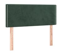 Vidaxl cabecero de terciopelo verde oscuro 80x5x78/88 cm