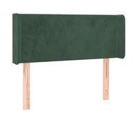 Vidaxl cabecero de terciopelo verde oscuro 83x16x78/88 cm