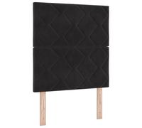 vidaXL Cabecero Diseño de Bloques de Diamante Negro 80 cm Terciopelo
