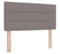 vidaXL cabecero diseño líneas Taupe 80 cm Tela | Montaje en la Pared iluminación contemporánea habitación Accesorio de Cama Dormitorio Moderno Textura Suave