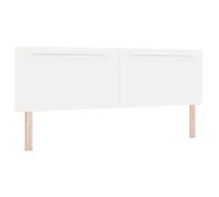 vidaXL Cabecero Diseño Sencillo Blanco Puro 180 cm Cuero Sintético
