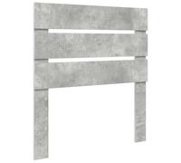 vidaXL Cabecero con cabecera Gris Concreto 90 cm Madera de ingeniería, Diseño Moderno de Dormitorio, cabecero Rectangular, Muebles duraderos, Ropa de Cama contemporánea para tu Espacio de sueño