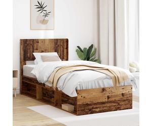 vidaXL Cabecero Madera de ingeniería, Cabecera de dormitorio, diseño moderno, forma rectangular, lamas verticales, madera, minimalista, mueble 105 x 7 x 100 cm