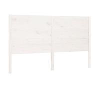 Vidaxl cabecero madera maciza de pino blanco 146x4x100 cm