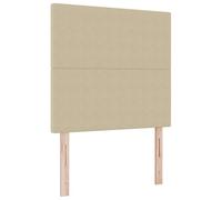 vidaXL Cabecero Moderno Ajustable en Altura de Pana Verde Claro Gris | Estilo Montado en la Pared Ideal para Camas de 118Cm a 128Cm con Soporte Alto