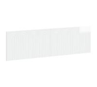 vidaXL Cabecero montada en la Pared ALKMAAR Blanco Brillante