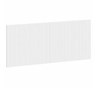 vidaXL Cabecero montada en la Pared ARNHEM Blanco Madera de ingeniería