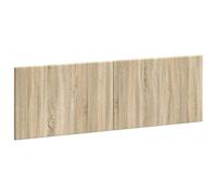 vidaXL Cabecero montada en la Pared Breda Roble Sonoma, Cabecero Moderno, Resistente a la Humedad, diseño ahorrador de Espacio, Madera, Elegante y Funcional para tu Dormitorio