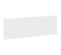 vidaXL Cabecero montada en la Pared Delft Blanco Madera de ingeniería
