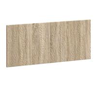 vidaXL Cabecero montada en la Pared Delft Roble Sonoma, Cabecera Moderna, Resistente a la Humedad, montada en la Pared, con Almacenamiento, diseño Compacto para organizar y Decorar tu CU