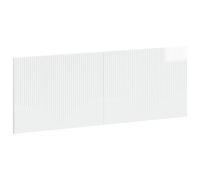 vidaXL Cabecero montada en la Pared HOORN Blanco Brillante