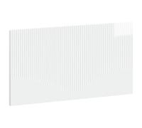 vidaXL Cabecero montada en la Pared HOORN Blanco Brillante
