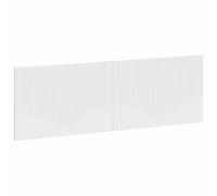 vidaXL Cabecero montada en la Pared HOORN Blanco Madera de ingeniería, Cabecera Moderna, Resistente a la Humedad, con Almacenamiento, diseño Compacto y Funcional para tu Dormitorio