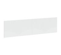 vidaXL Cabecero montada en la Pared HOORN Blanco Madera de ingeniería, Cabecera Moderna, Resistente a la Humedad, con Almacenamiento, diseño Compacto y Funcional para tu Dormitorio