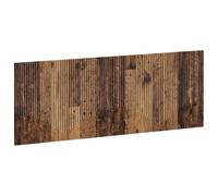 vidaXL Cabecero montada en la Pared HOORN Madera Envejecida, Cabecera Moderna, Resistente a la Humedad, con Almacenamiento, diseño Compacto y Funcional para tu Dormitorio
