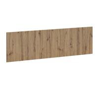 vidaXL Cabecero montada en la Pared HOORN Roble Artisan, Cabecera Moderna, Resistente a la Humedad, con Almacenamiento, diseño Compacto y Funcional para tu Dormitorio