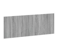 vidaXL Cabecero montada en la Pared HOORN Sonoma Gris, Cabecera Moderna, Resistente a la Humedad, con Almacenamiento, diseño Compacto y Funcional para tu Dormitorio