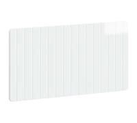 vidaXL Cabecero montada en la Pared ZWOLLE Blanco Brillante