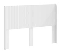 vidaXL Cabecero PB, Cabecera de Dormitorio, diseño Moderno, Forma Rectangular, Lamas Verticales, Madera, Acento Minimalista, Mueble Funcional