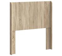 vidaXL Cabecero PB, Cabecera de Dormitorio, diseño Moderno, Forma Rectangular, Lamas Verticales, Madera, Acento Minimalista, Mueble Funcional