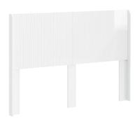 vidaXL Cabecero PB, Cabecera de Dormitorio, diseño Moderno, Forma Rectangular, Lamas Verticales, Madera, Acento Minimalista, Mueble Funcional