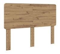 vidaXL Cabecero Roble Artesanal 140 cm Madera contrachapada, Cabecera Moderna, Forma Rectangular, Mueble Duradero, Accesorio Elegante, Pieza de diseño, Decoracion Minimalista