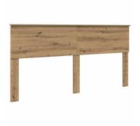 vidaXL Cabecero Roble Artesanal 180 cm Madera contrachapada, Decoración Moderna para Dormitorio, cabecero Elegante, Madera de ingeniería, Estilo Minimalista, Mejora de Espacios urbanos