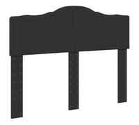 vidaXL Cabecero Roble Negro Madera contrachapada, Cabecero Rectangular Elegante, Mueble Moderno, diseño Duradero, Ideal para una habitación Minimalista