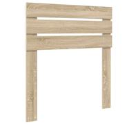 vidaXL Cabecero con cabecera Roble Sonoma 90 cm Madera contrachapada, Cabecero Moderno, Diseño Rectangular, Estructura de Madera, Mejora tu Dormitorio, Accesorio Chic