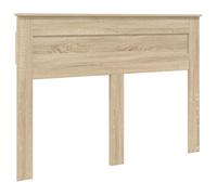 vidaXL Cabecero con cabecera Roble Sonoma 140 cm Madera contrachapada, Adorno Moderno para Dormitorio, cabecera Rectangular, Accesorios de Madera duraderos, Muebles funcionales