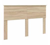 vidaXL Cabecero con cabecera Roble Sonoma 160 cm Madera contrachapada, Decoración Moderna para Dormitorio, cabecero Elegante, Madera de ingeniería, Estilo Minimalista, Mejora de Espacios urbanos
