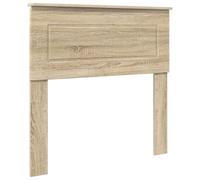 vidaXL Cabecero Roble Sonoma Madera contrachapada, Decoración Moderna de Dormitorio, cabecera Rectangular, Muebles duraderos, Estilo Minimalista y diseño Elegante