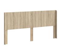 vidaXL Cabecero Roble Sonoma Madera de ingeniería, Cabecera de Dormitorio, diseño Moderno, Forma Rectangular, Lamas Verticales, Madera, Acento Minimalista, Mueble Funcional