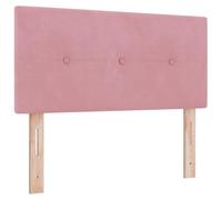 vidaXL Cabecero Rosa Terciopelo | Puedes ajustar la altura como quieras, Simple pero chido para darle vida a tu habitación, Montaje rápido con solo unas