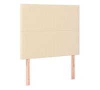 Vidaxl cabeceros 2 unidades de tela color crema 90x5x78/88 cm