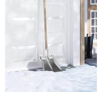 vidaXL Cabeza de pala 4 piezas plateadas 41,5 x 32,5 cm aluminio moderno duradero herramientas de jardín pala versátil para excavar nieve limpieza impermeable al aire libre pala