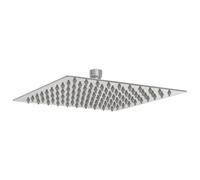 vidaXL Cabezal de ducha cuadrado efecto lluvia acero inox 304 20x20 cm