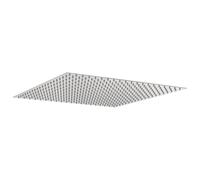 vidaXL Cabezal de Ducha Cuadrado Efecto Lluvia Acero INOX 304 50x50 cm, Cabezal de Ducha Tipo Lluvia, Cabezal de baño, Pieza de Ducha