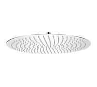 vidaXL Cabezal de ducha Redondo, efecto lluvia, acero inoxidable, diámetro 50 cm